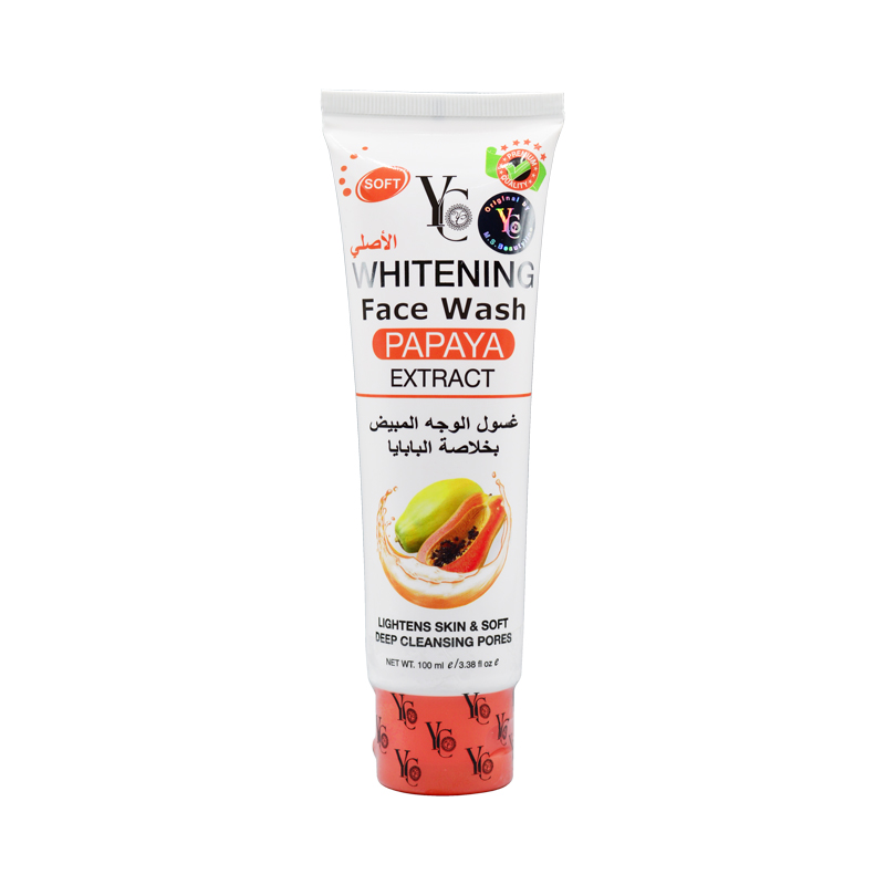 YC Whitening Face Wash Papaya Extract(100ml Thailand)