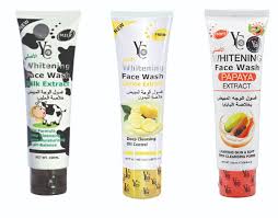 YC Whitening Face Wash Milk/Papaya/ Lemon Extract(100ml Thailand)